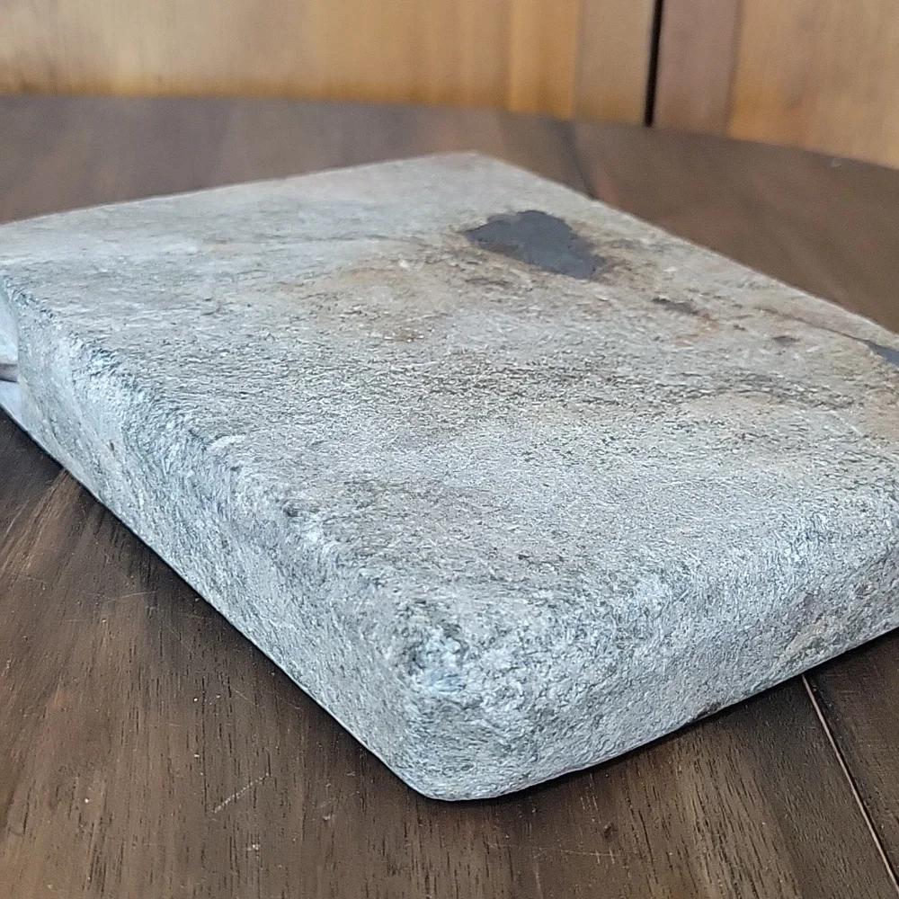 Vintage Soapstone Foot Bed Warmer - Picture 3 of 4